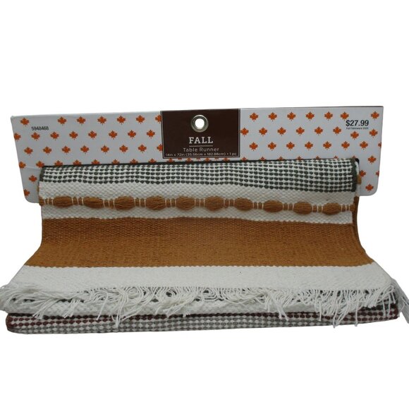 Fabric Printed Cotton Table Runner & 4 Placemats Boho Cottagecore MULTICOLOR NWT - Picture 2 of 5